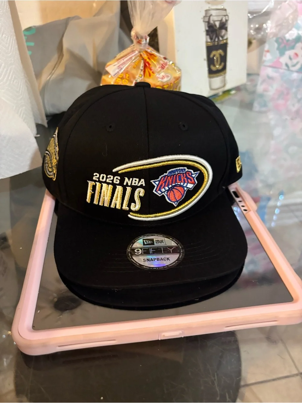 New Era Black 2026 NBA Finals New York Knicks Snapback Hat